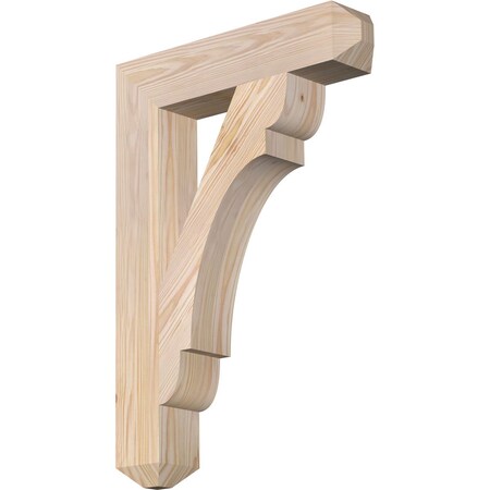 Ekena Millwork Olympic Craftsman Smooth Bracket, Douglas Fir, 3 1/2"W x 18"D x 26"H BKT04X18X26OLY04SDF